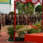 Upacara HUT Kejaksaan ke-80 di Kepri, Kajati Ajak Insan Adhyaksa Tingkatkan Dedikasi