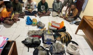 Ditpolairud Polda Papua Gagalkan Penyelundupan Ganja dari Papua Nugini ke Jayapura