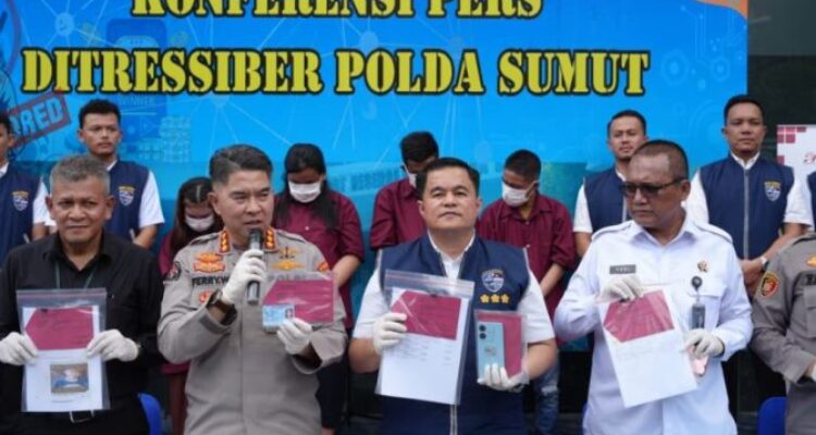Empat Pelaku Scamming Ditangkap, Dua di Antaranya Napi Lapas Medan