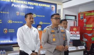 Dua Pengedar Sabu dan Ekstasi Ditangkap di Kampar, Satu Pelaku Ditembak Polisi