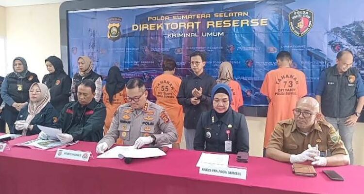 Transaksi Bayi Lewat TikTok, Polda Sumsel Bekuk Sindikat Perdagangan Anak