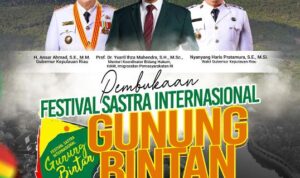 Festival Sastra Internasional Gunung Bintan 2025 Resmi Dibuka, Menko Yusril dan Rojer Kajol Meriahkan Malam Pembukaan Festival Sastra Internasional Gunung Bintan 2025 Resmi Dibuka, Menko Yusril dan Rojer Kajol Meriahkan Malam Pembukaan