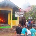 Pagi Mencekam di Padangsidimpuan: Kantor Lurah Timbangan Hangus Dilalap Api