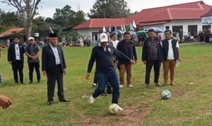 Turnamen Sepak Bola Karang Taruna Cup III Resmi Dibuka di Tapanuli Selatan