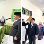 Tiga Kepala MTsN di Tapanuli Selatan Resmi Dilantik, Kakan Kemenag Tekankan Pentingnya Adaptasi Digital