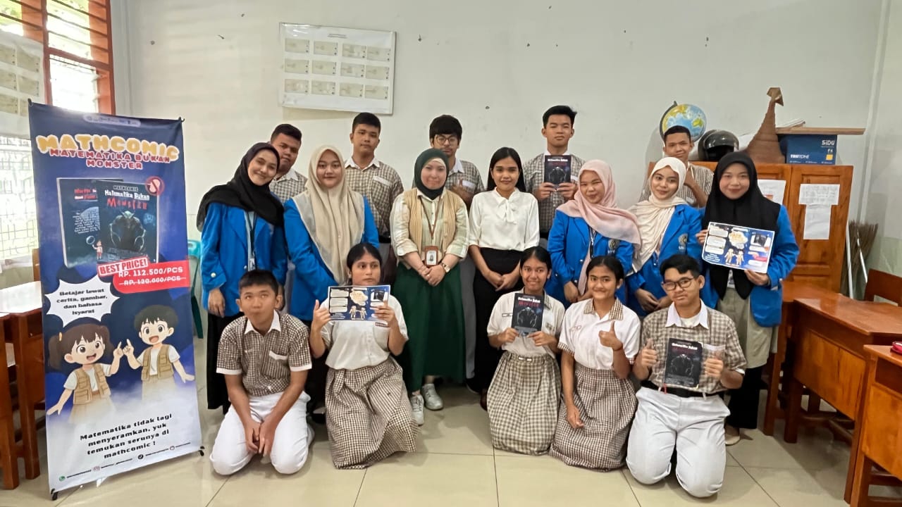 Sekelompok mahasiswa Universitas Muhammadiyah Sumatera Utara (UMSU), yaitu Kanaya Eka Syahputri, Nabilla Aulia Silaen, Yanna Radhita, Elvina Puspita Sari, dan Siti Aisyah, menciptakan karya berjudul “Mathcomic