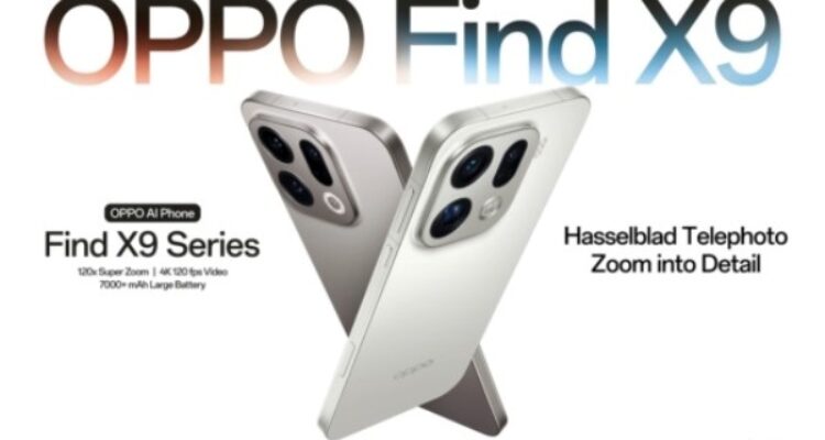 OPPO Find X9 Series Resmi Diluncurkan Global, Usung Kamera 200MP Hasselblad dan Baterai 7000mAh