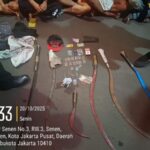 Polres Metro Jakarta Pusat Gagalkan Aksi Tawuran, Delapan Pemuda Diamankan