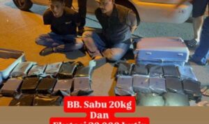 Polri Bongkar Jaringan Narkoba Lintas Negara, Dua Kurir Ditangkap di Jawa Barat