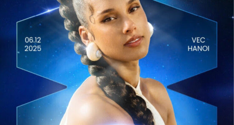 Alicia Keys Tampil di 8Wonder Winter 2025 di Hanoi